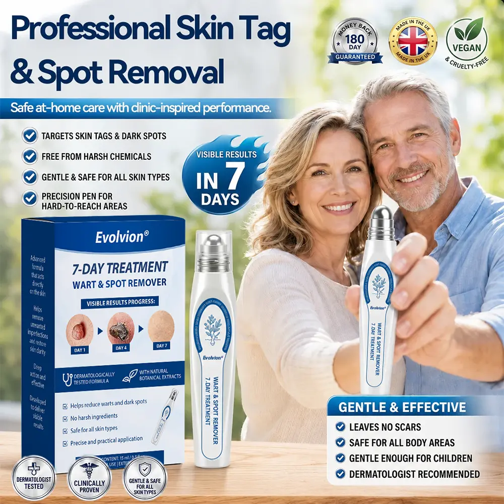 Evolvion® 𝟕-𝐃𝒂𝘆 𝐒𝗸𝐢𝐧 𝐓𝒂𝗴 & 𝐒𝐩𝙤𝐭 𝐄𝐫𝒂𝐬𝙚𝐫 Painless & Scar-Free Advanced Imperfection Remova𝗜 Ro𝗜𝗜erba𝗜𝗜 Pen